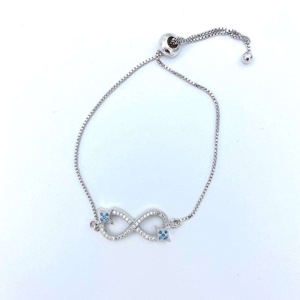 Pull Cord Infinity Bracelet